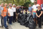 Atakum'da temizlik dayanışması