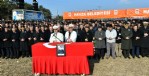 Samsun şehidini uğurladı