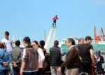Samsun’da Nefes Kesen Flyboard Gösterisi