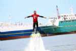 Samsun’da Nefes Kesen Flyboard Gösterisi