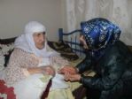 Tuba ışın, Hamur’da Ev Ziyaretlerinde Bulundu