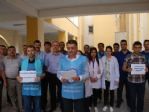 Midyat’ta Sağlık Çalışanları Öldürülen Meslektaşları İçin İş Bıraktı