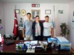Genç Turistler Başkan Güneş’i Makamında Ziyaret Etti
