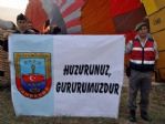Kapadokya’da Balonlar Jandarma İçin Havalandı
