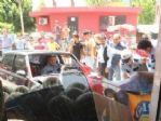 Hırsızlık Yapıp Kaçarken Otomobille Markete Girdi