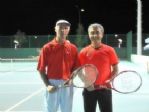 Trabzon’da İftardan Sonra Çiftler Tenis Kortunda Ter Atıyor