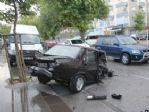 Hurdaya Dönen Otomobilden Sağ Çıktı