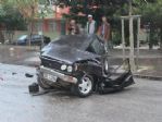 Hurdaya Dönen Otomobilden Sağ Çıktı