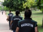 Parkta Narkotik Köpekli Uyuşturucu Uygulaması