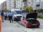 Otomobilleri Yanan Genç Kız Gözyaşlarına Boğuldu
