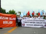 Memur-sen Çin Malı Ürünleri Yakarak Protesto Etti