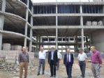 Başkan Gümrükçüoğlu Özak’la Kur’an Kursu İnşaatını İnceledi