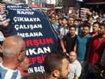 Rüzgarlı Sokak Esnafları Arkadaşlarının Ölümünü Protesto Etti
