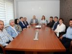 Ak Parti Kurmayları Atb Yönetimini Ziyaret Etti