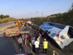 Yolcu Otobüsü Devrildi: 1 Ölü, 32 Yaralı