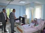 Alaplı’da Protokol Üyeleri Hastanede Hastalarla Bayramlaştı