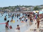 Altınkum Plajı’nda Bayram Yoğunluğu