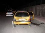 Otomobilin Aracına Çarptığı Sürücü Hastanelik Oldu