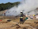 Ereğli’de Çöp Depolama Alanında Yangın