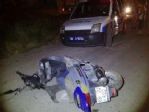 Otomobil Motosiklete Çarptı: 1 Ağır Yaralı