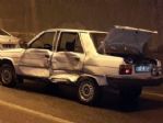 Otomobiller Tünelde Çarpıştı: 1 Yaralı