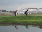 Yeni Golf Sahasında İlk Antrenman