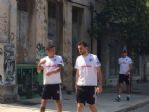 Beşiktaş, Olympıakos Maçı Öncesi Yürüyüş Yaptı
