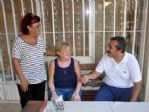 Başkan Çetin Çat Kapı Gezdi, Vatandaşla Okey Oynadı