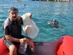 Dalgıçlar Denizin Dibinden Çöp Topladı