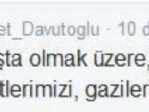 Başbakan Davutoğlu Zafer Bayramını Twitter’dan Kutladı