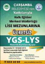 Halk Eğitim’den Ygs Ve Lys Hazırlık Kursu