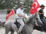 Atlarla Terörü Lanetlediler