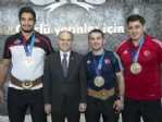 Bakan Çağatay Kılıç, A Milli Güreşçileri Kabul Etti