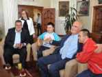 Özel Sporcular Başkan Yılmaz’ı Ziyaret Etti