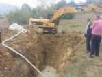 Heyelan Sebebiyle Ulaşıma Kapanan Yol İçin Çalışmalara Başlandı