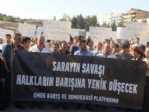 Şanlıurfa’da Gergin Yürüyüş