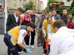 Otomobilin Çarptığı Yaya Hastanelik Oldu