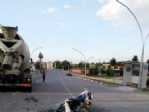 Beton Mikserinin Çarptığı Motosiklet Sürücüsü Hayatını Kaybetti