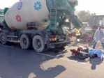 Beton Mikseri Motosikletliye Çarptı: 1 Ölü
