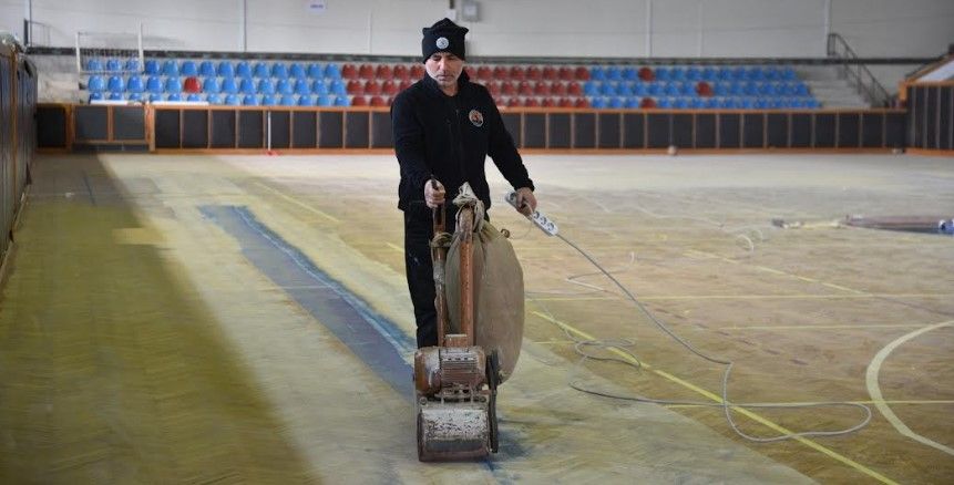 OMÜ Spor Salonunu Belediye Yeniledi