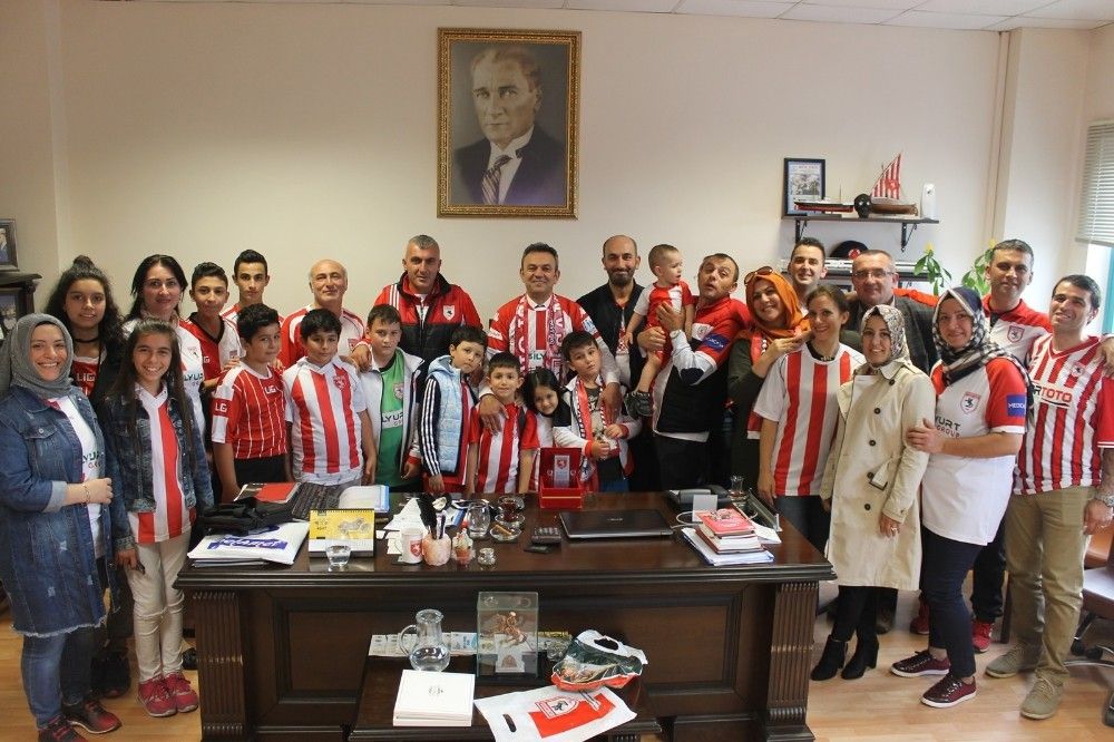 Samsunsporlu Aileler Grubu SAMULAŞ'ta Samsunsporlu Aileler Grubu SAMULAŞ'ta