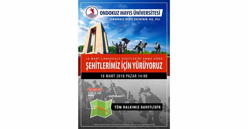 Samsun, şehitler için yürüyecek