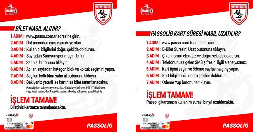Samsunspor'dan görselli Passolig tanıtımı