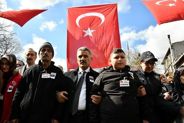 Çarşamba şehidini dualarla uğurladı