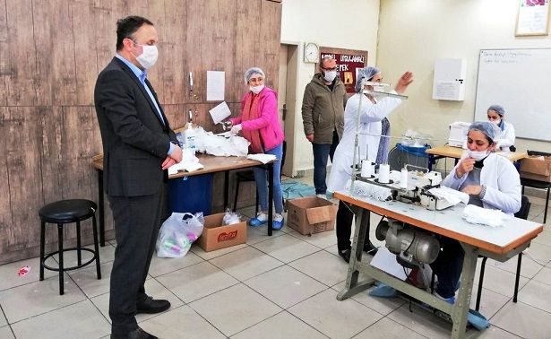 Hedef günde 6 bin maske