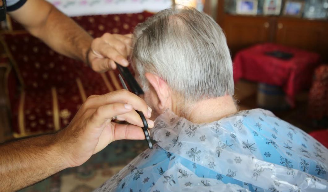 Akatum'da evlere dayanışma