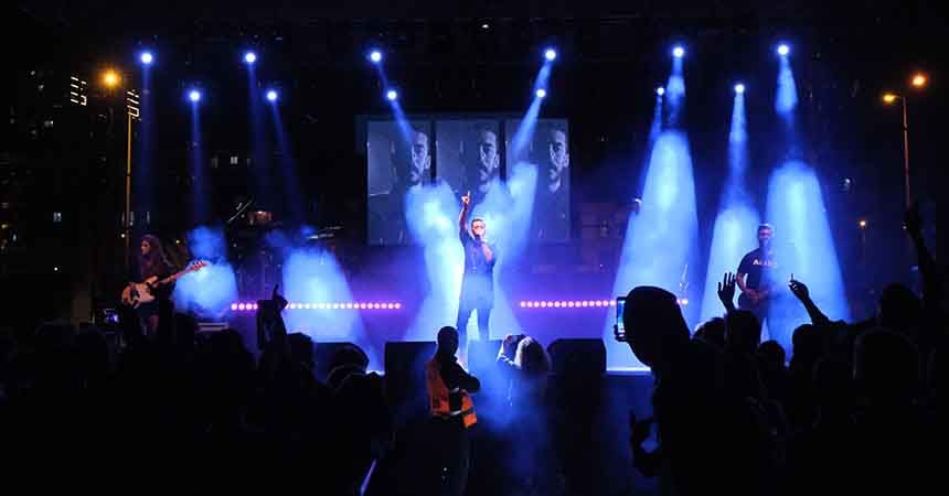 Atakum'da müzik şöleni sona erdi